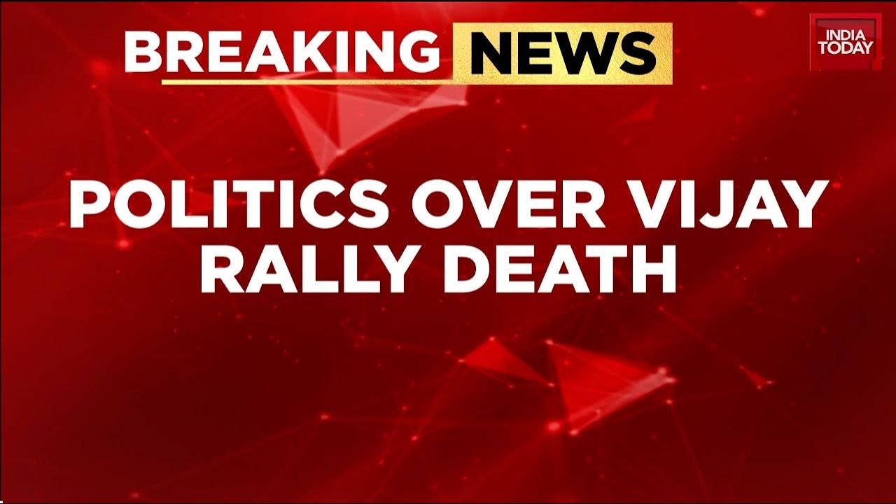 Breaking News: AIADMK Leader Mocks Death At Vijay's TVK Rally; DMK Slams Lapses After Salem Incident