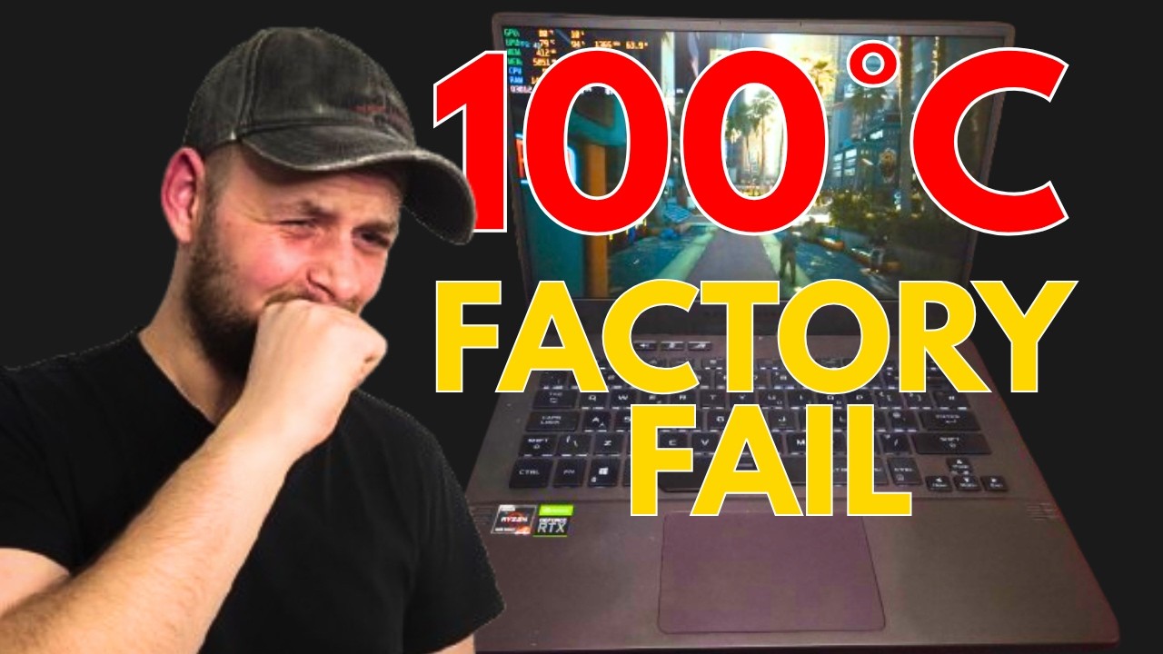 Why Your Gaming Laptop is Dying. (The 100°C Truth)