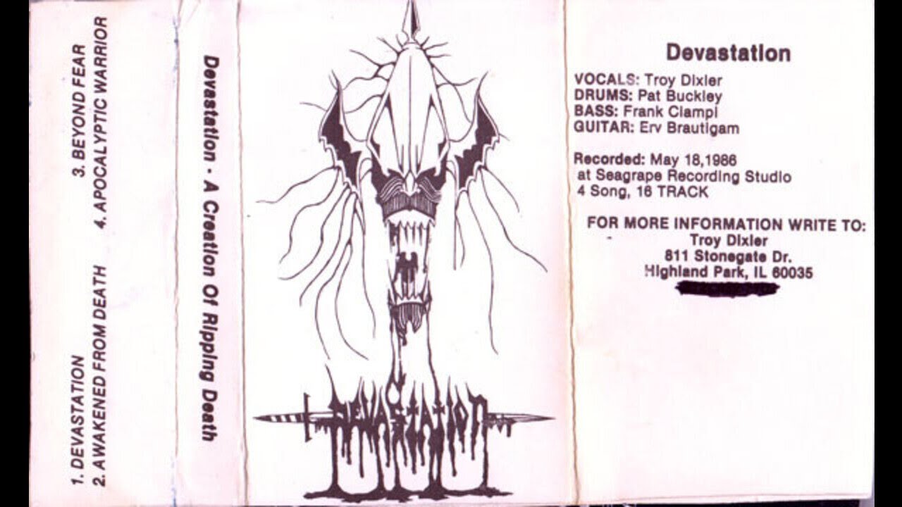 Devastation (US/IL) - A Creation of RIpping Death (Demo) 1986