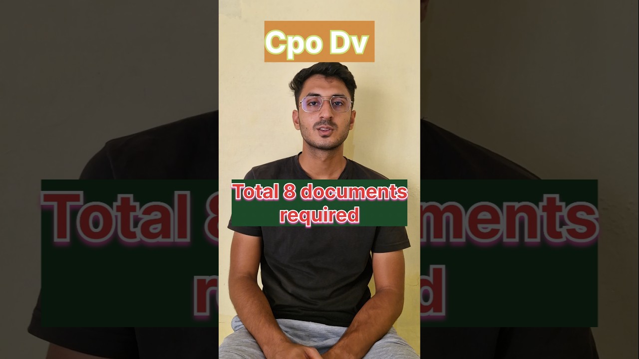 🎯8 documents for cpo dv💯😍#ssc #sscexam #ssccpo #cpo #medicalexam #cpomedical
