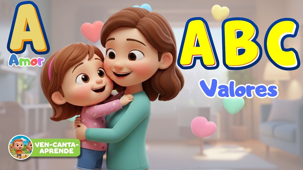 ¡Abecedario con Valores! 🍎 Aprende la Canción Educativa Más Linda para Niños