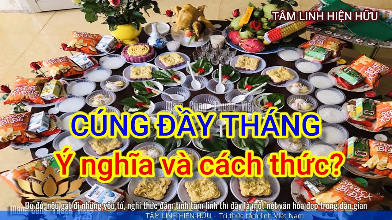 Cúng đầy tháng cho trẻ - Ý nghĩa và cách khấn | Tâm linh hiện hữu