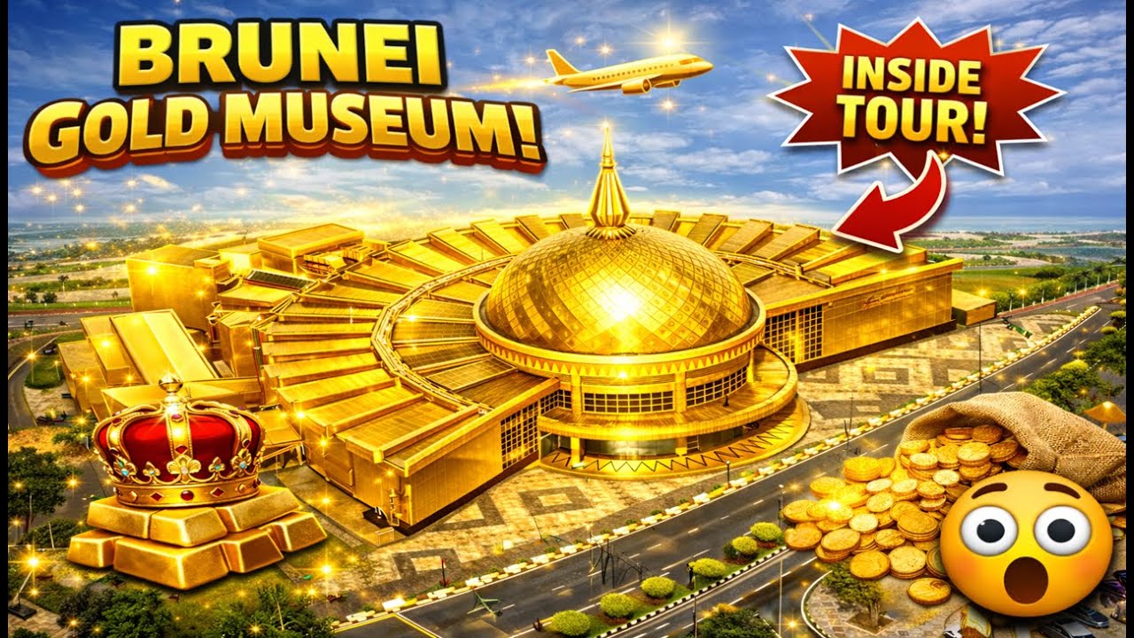 Discover the ROYAL Regalia Museum in Brunei | যে মিউজিয়াম এর সব কিছুই স্বর্ণের