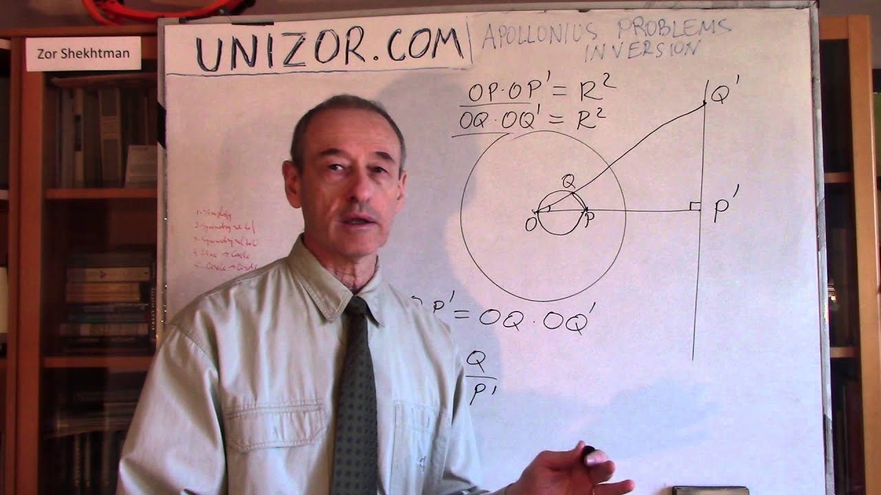 Unizor - Geometry2D - Inversion