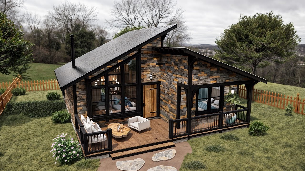 Rustic Bliss: A Classic Hilltop House with Cozy Charm