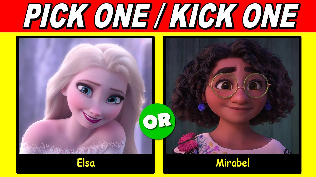 Выбери одного, пни одного из Disney Edition | Выбирай любимых персонажей Disney