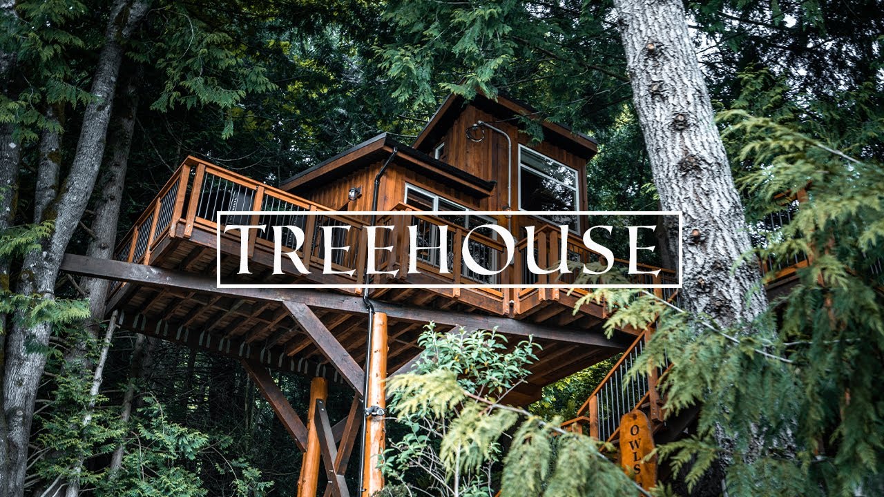 Treehouse for adults on Vancouver Island