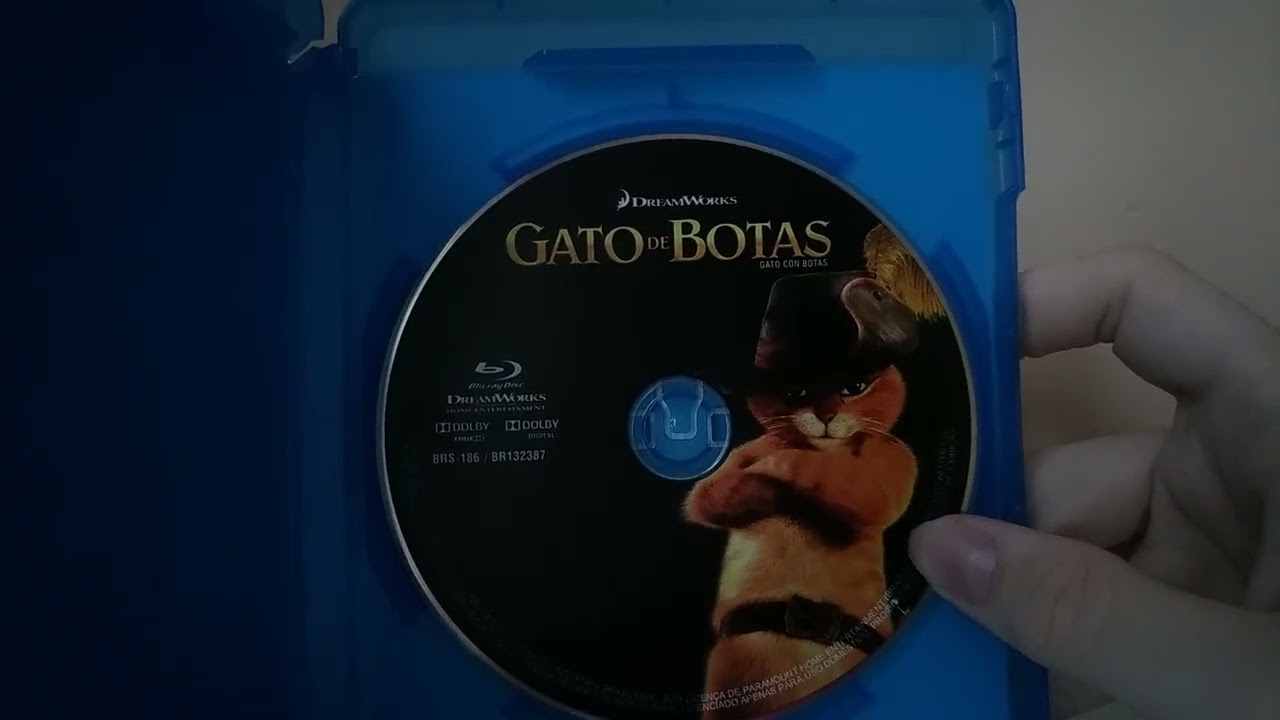 Blu ray Gato de botas.