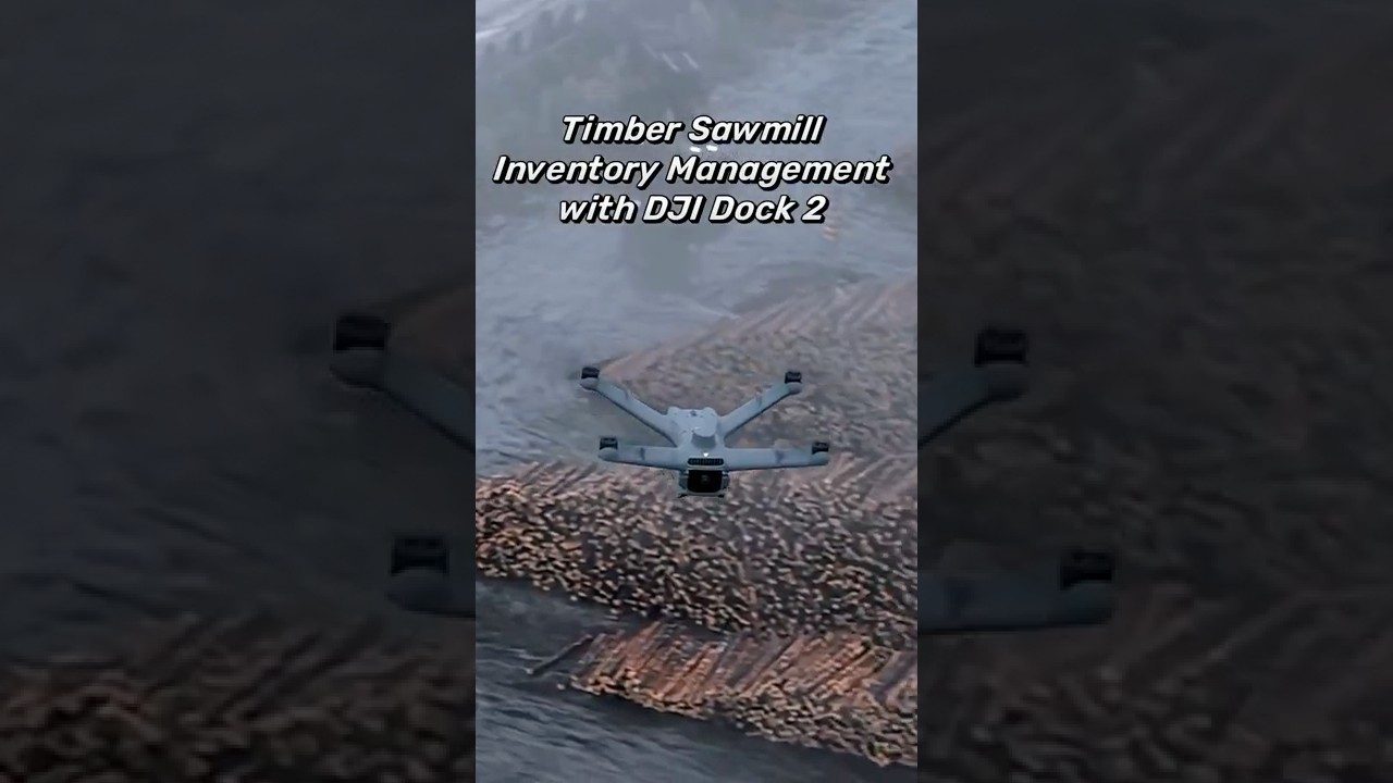 DJI Dock 2  🪵 Smarter Inventory Management for Timber Sawmills