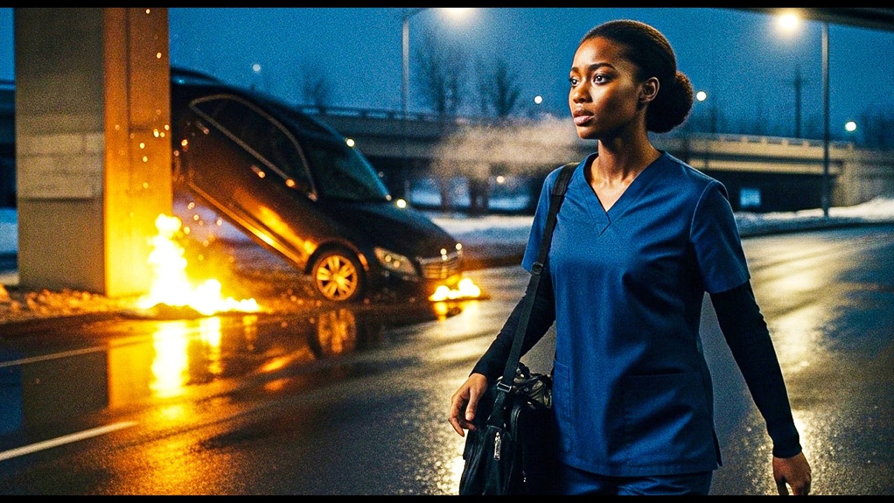 Black Woman Pulled a Stranger from a Burning Car... He Was a Korean Mafia Boss in Hiding...