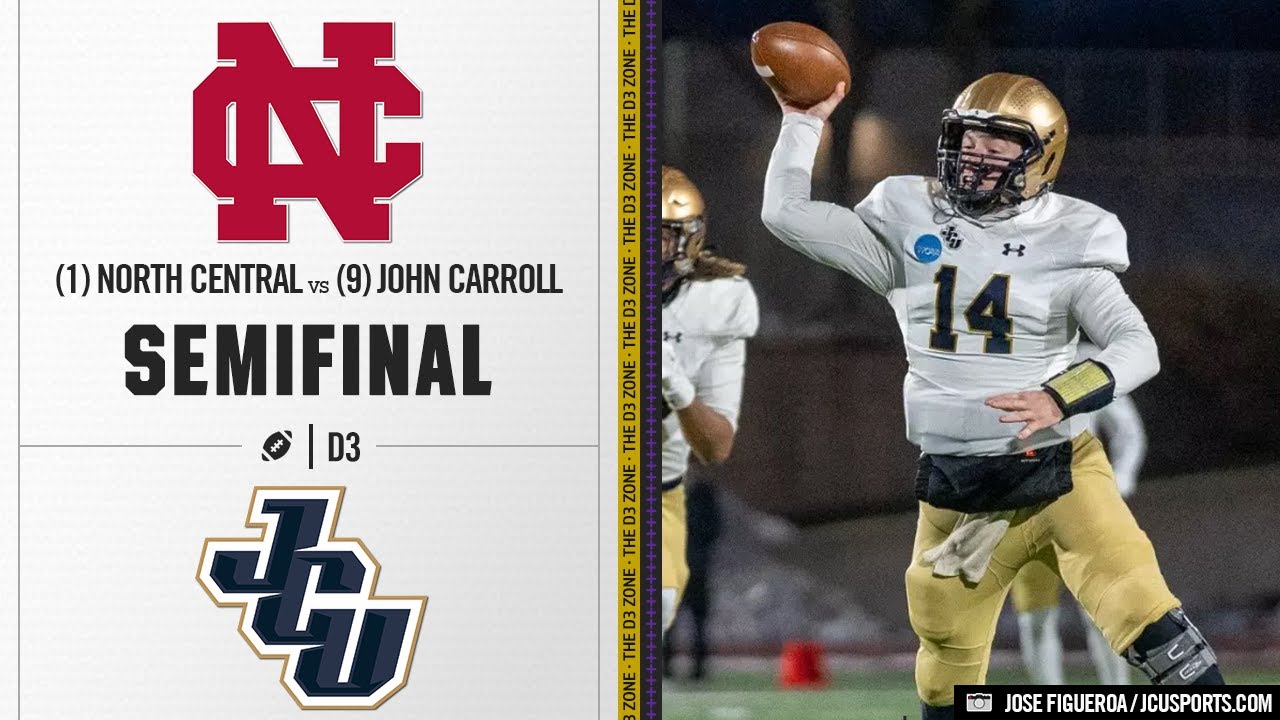 #1 North Central vs. #9 John Carroll Highlights | D3 Football Playoffs 2025