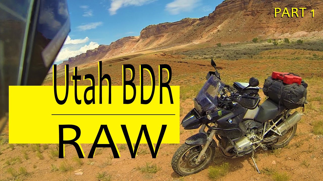 BMW R1200GS | Solo Utah BDR RAW (part 1) | UTBDR Section 1