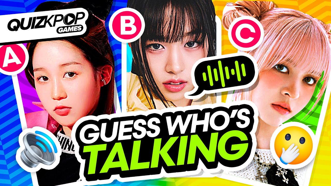 GUESS WHO'S TALKING (KPOP EDITION) 🔉🤔 | QUIZ KPOP GAMES 2023 | KPOP QUIZ TRIVIA
