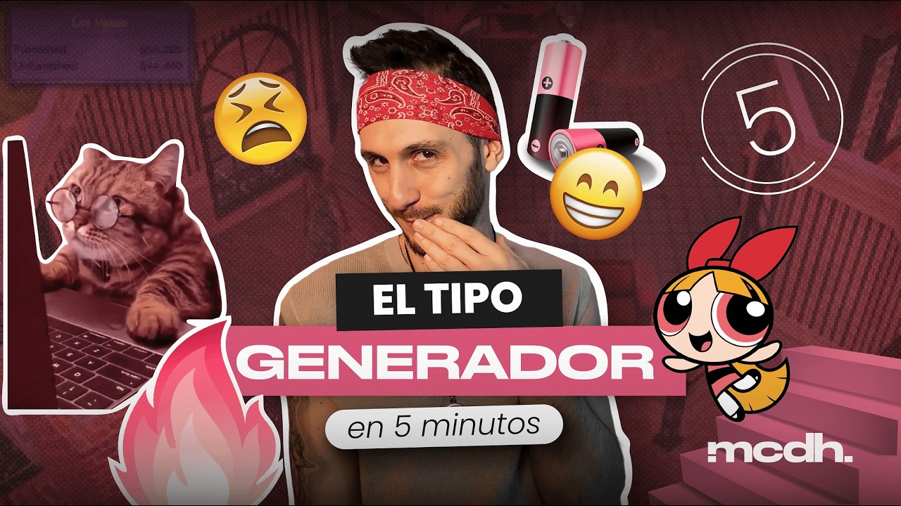 El Tipo Generador en 5 minutos, energía y estrategia - Mi Carta Diseño Humano | Human Design Español