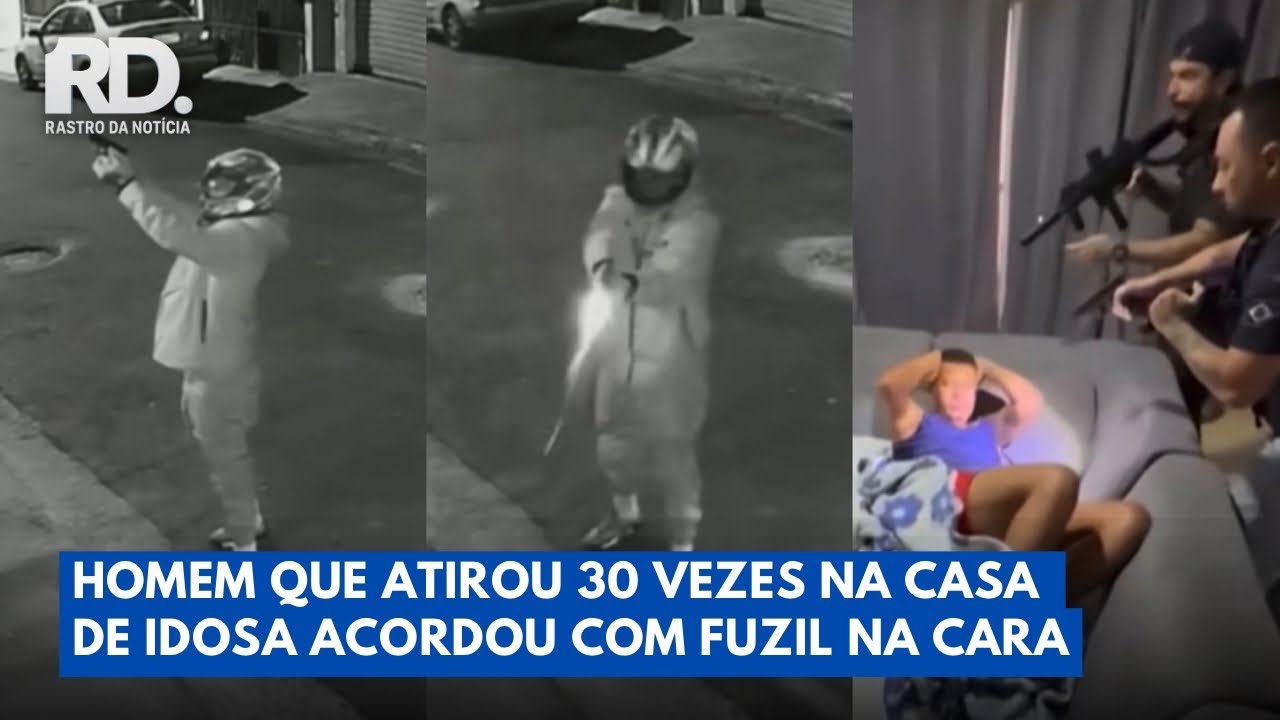 Dono de adega dá 30 tiros na casa de idosa e acaba preso com arma do crime | Rastro da Notícia