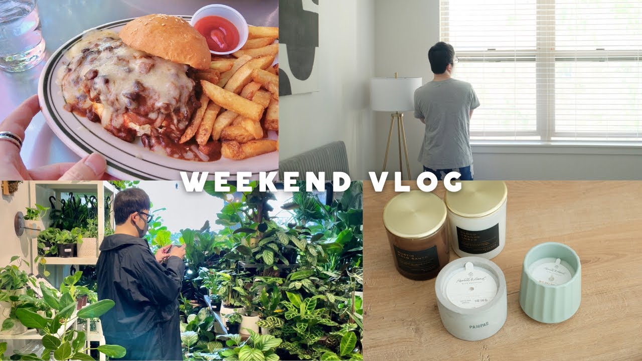 【駐在VLOG】主夫の週末の朝 | 小さな植物屋さんで観葉植物を買う | アメリカのコストコ | 海外暮らし【アメリカ生活】