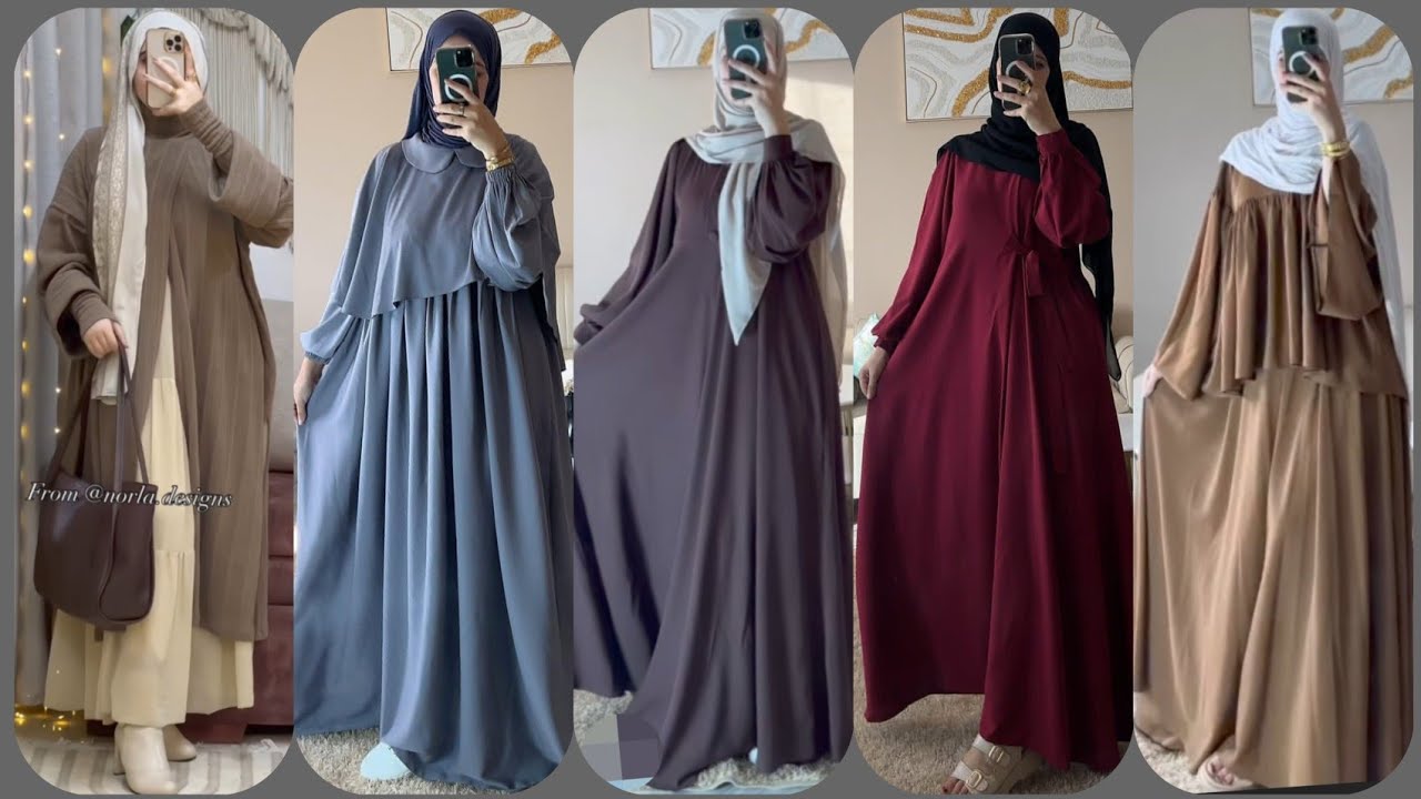 أجمل تشكيلة فساتين شتاء2026/2025🤎⛈️حجابات شرعيه موضة شتاء2026🍂⛈️islamic Hijab style2026⛈️winter2026