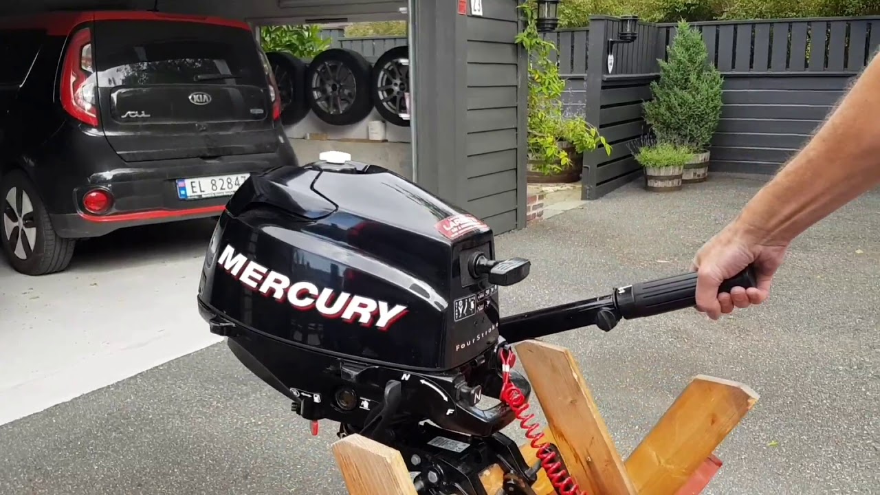 Mercury 3,5hk 4-takt start og kontroll