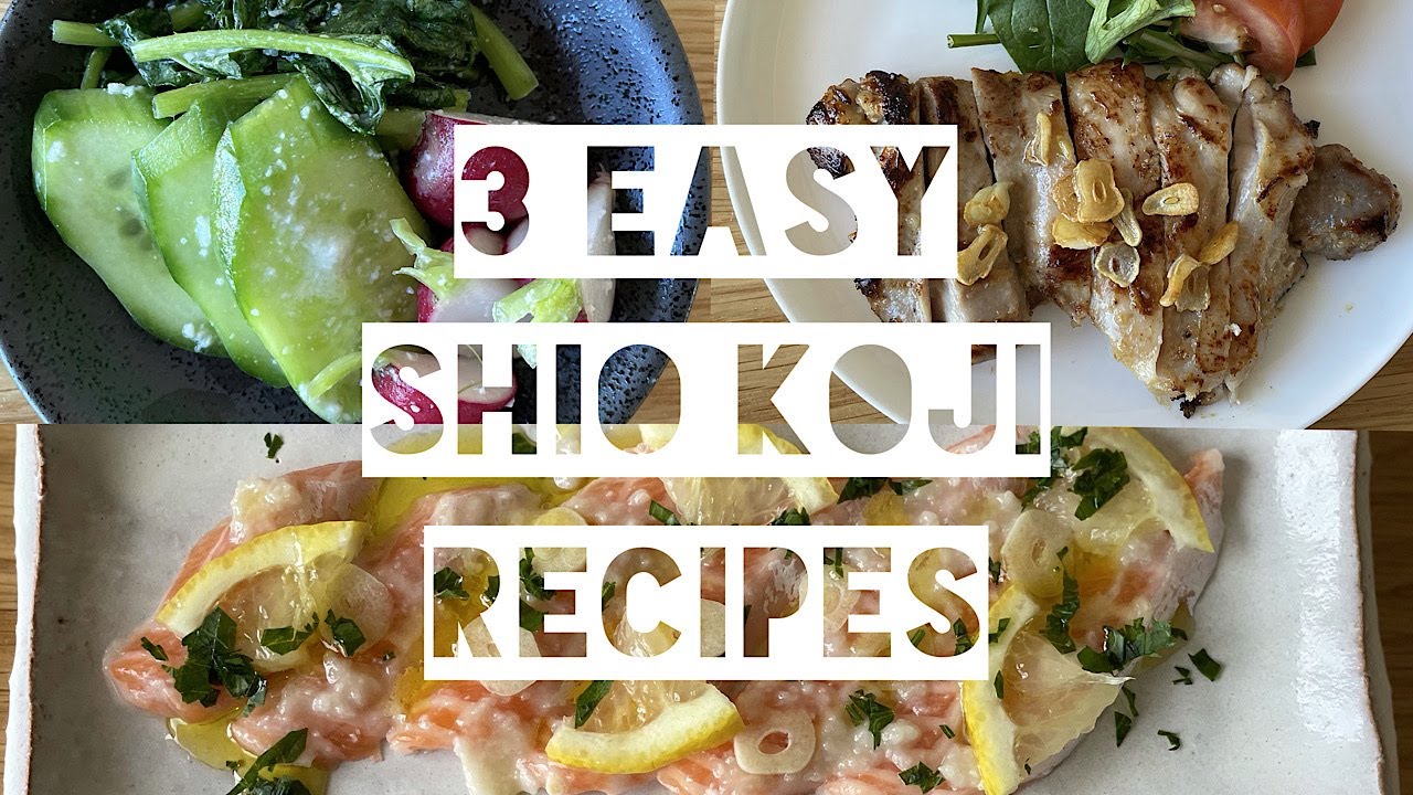 【Просто и легко】3 рецепта от SHIO KOJI: соленья, курица-гриль, карпаччо из лосося - японская дома...