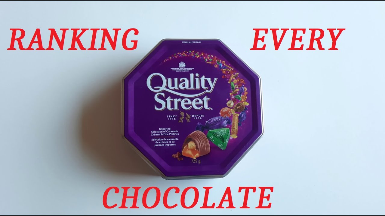Ranking Every Quality Street Chocolate
