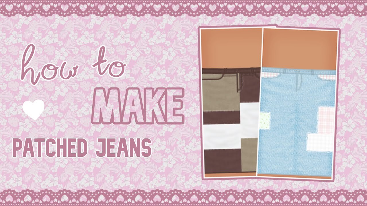 how to SHADE and MAKE patched jeans on roblox | **2 WAYS EXPLAINED** | pixlr.com