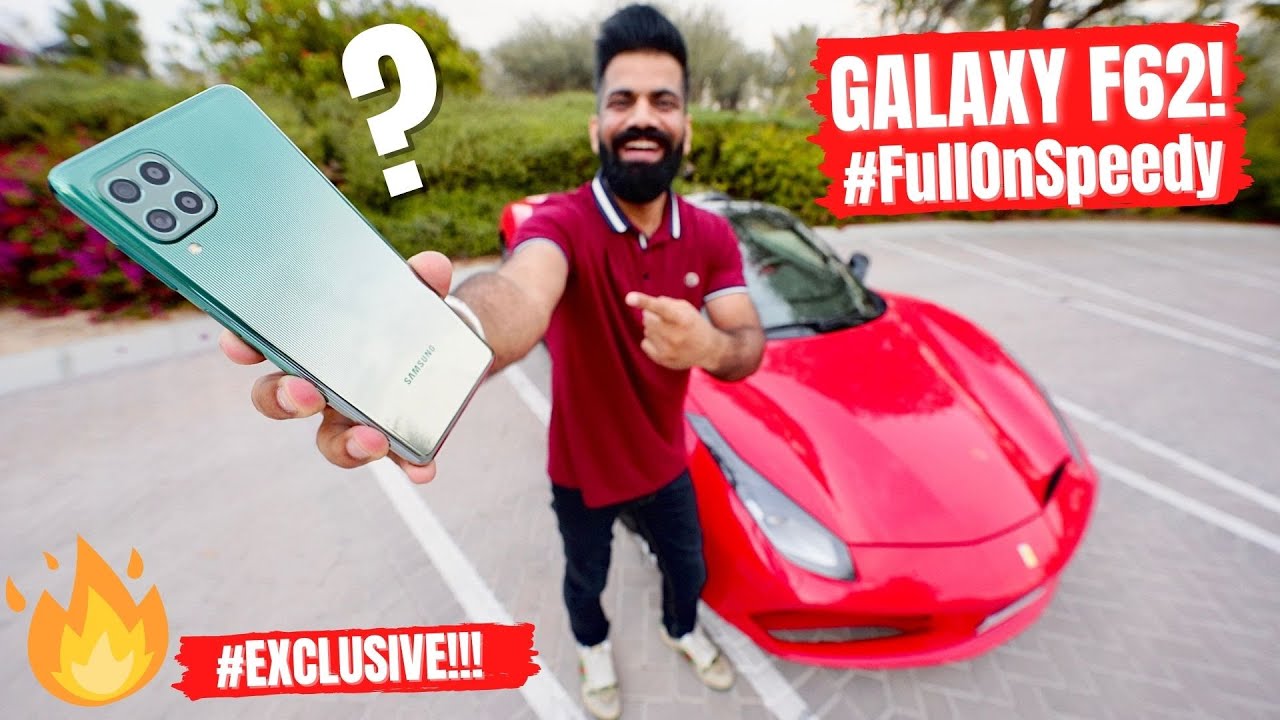 Samsung Galaxy F62 Is #FullOnSpeedy *Exclusive First Look*🔥🔥🔥