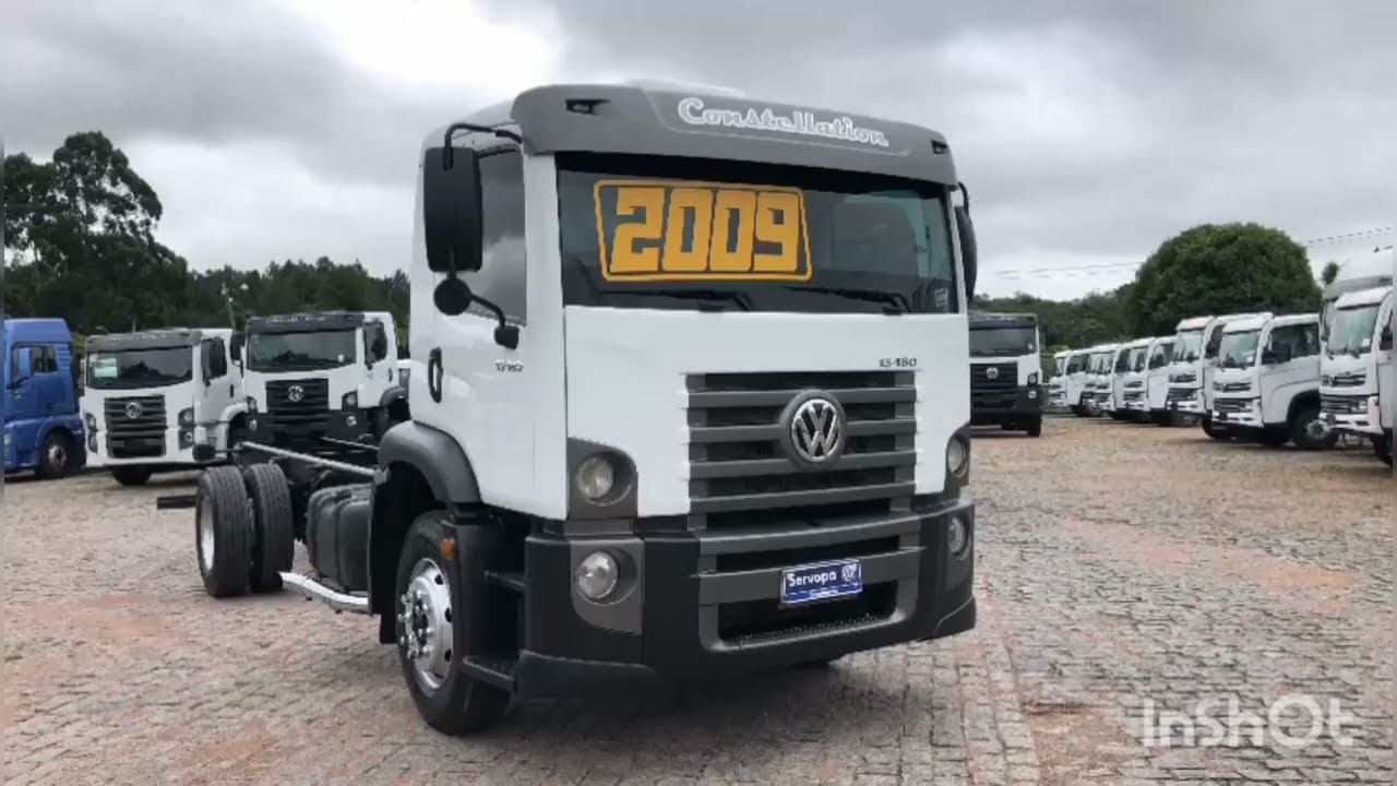 Volkswagen Constellation 13.180 ano 2009/2009 - Motor MWM - Chassi 6.5 metros - R$ 164.000,00