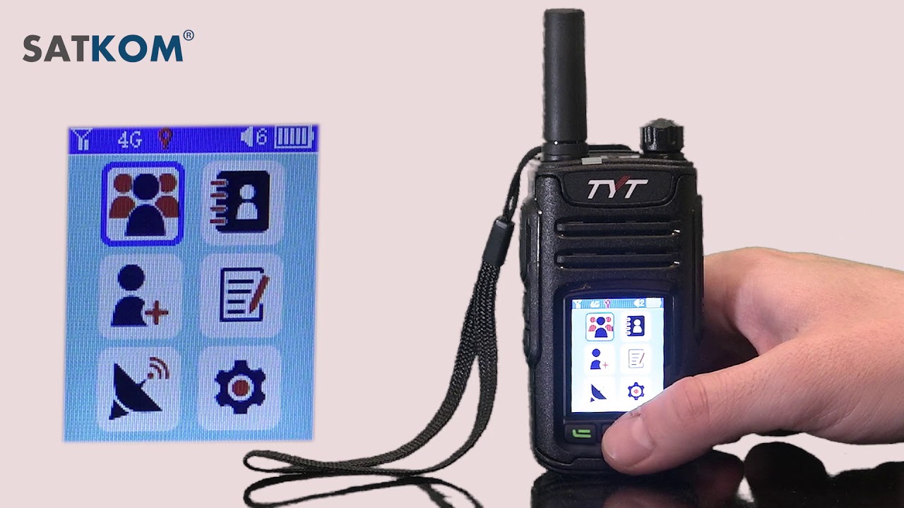 TYT IP398 4G LTE Baskonuş Telsiz - POC Telsiz - SATKOM