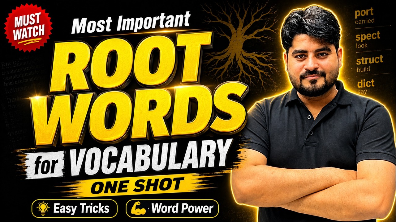 Root Words in English Vocabulary | One Shot for Bank Exams 2026 | SBI PO, IBPS PO, Clerk