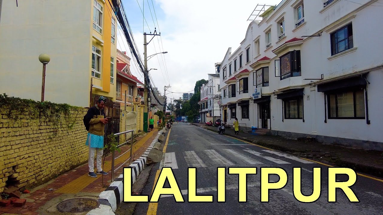 Lalitpur City, Jhamsikhel Area Walking Tour after Rain 2025 Nepal