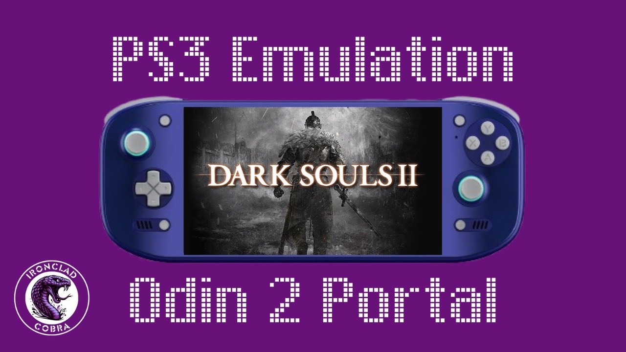 Краткое руководство по эмуляции AYN Odin 2 Portal на PS3 и геймплей (Dark Souls II)