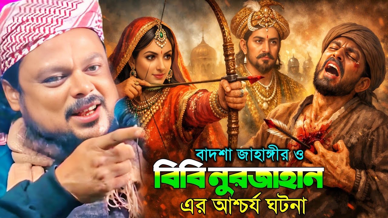 বাদশা জাহাঙ্গীর ও বিবি নুরজাহান এর আশ্চর্য ঘটনা মাওলানা আজিজুল হক সাহেব ওয়াজ Maulana Azizul Haque..