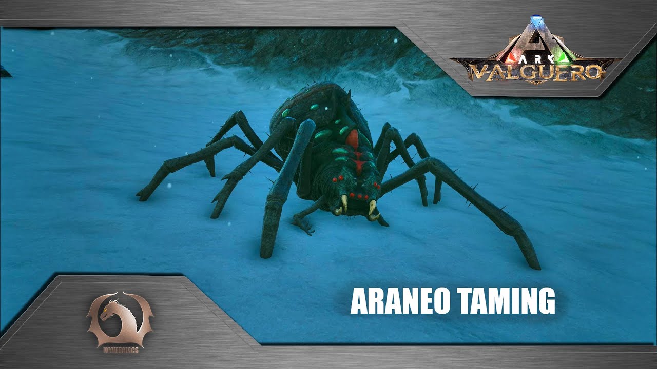 Ark Survival Evolved - Taming Araneo on Valguero