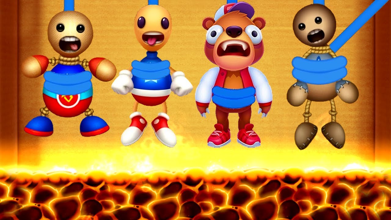 Kick the Buddy Forever vs Despicable Bear vs Buddyman Kick 2 | Lava