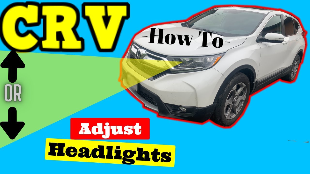 Honda CRV — Как отрегулировать направление фар на CR-V (2017–2021)