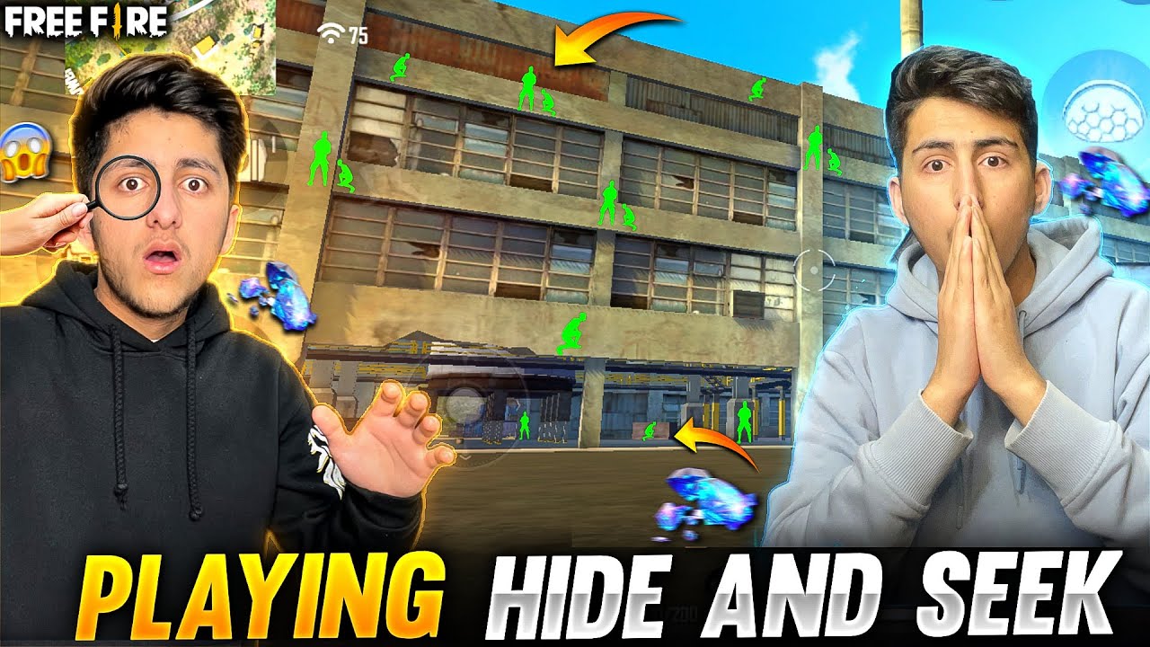 Играю в прятки, ищу этих Чимканди 😂 На крыше завода - Garena Free Fire