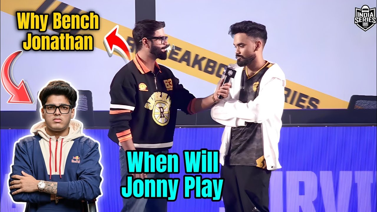 Manya Replied Why Bench Jonathan And Will He play Tomorrow #bgis #bgmi #jonathan 
