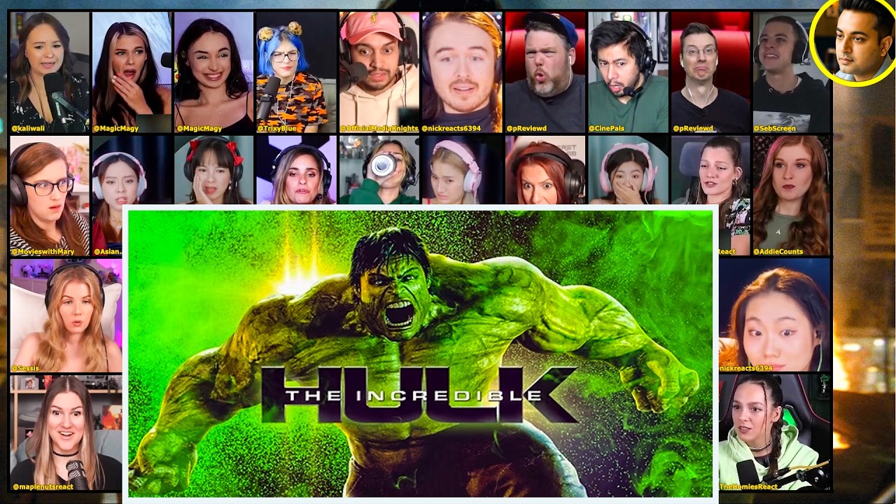 🔥24 People 🔥 FIRST TIME Watching The Incredible Hulk (2008)! | MCU Reaction Mashup.