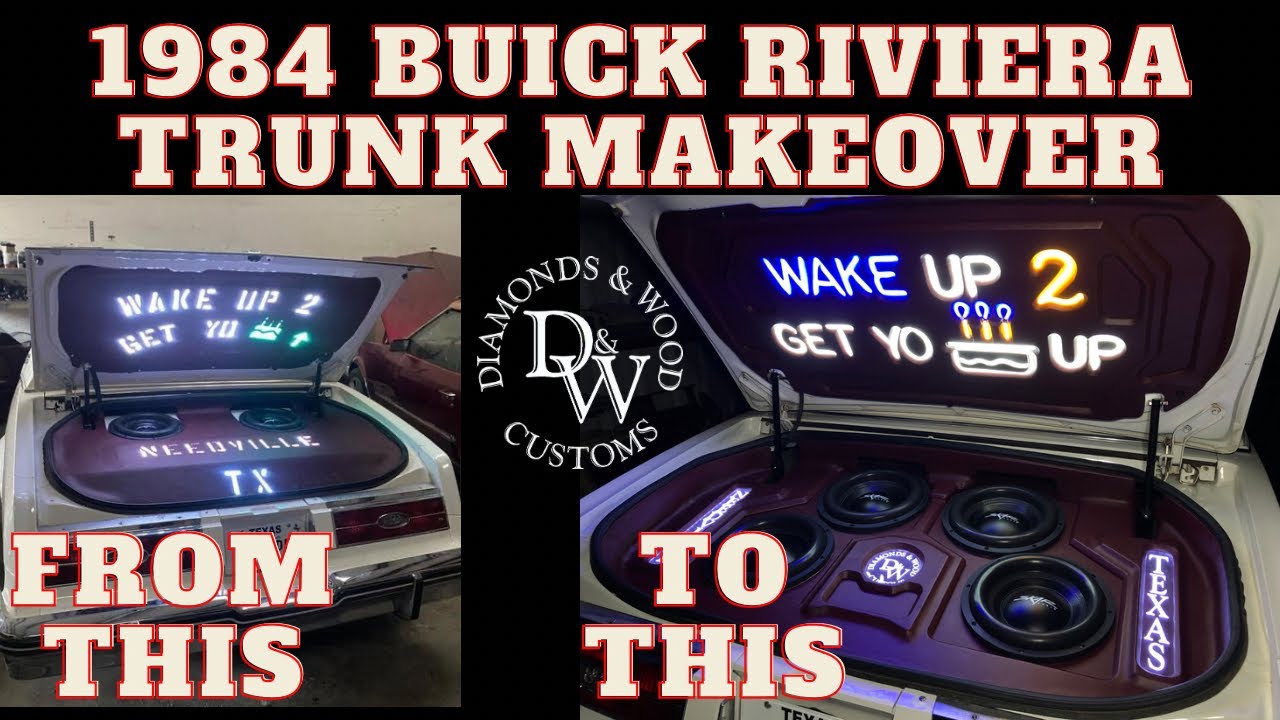 🔥1984 Buick Riviera Custom Trunk Makeover!! Pop Trunk Neon Sign 💡