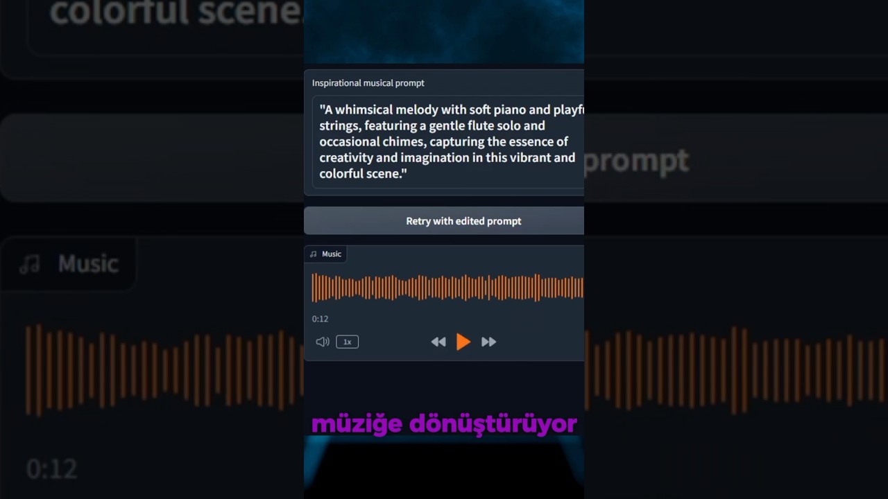G&ouml;rseli M&uuml;ziğe D&ouml;n&uuml;şt&uuml;ren Yapay Zeka #yapayzeka #ai #youtubeeğitim