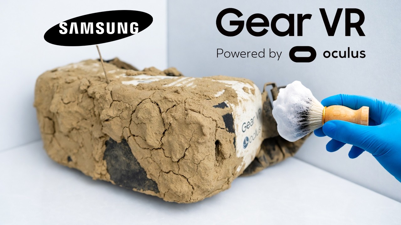Satisfying Cleaning The Dirtiest Samsung Gear VR. ASMR Sounds | Change Cleaning ASMR