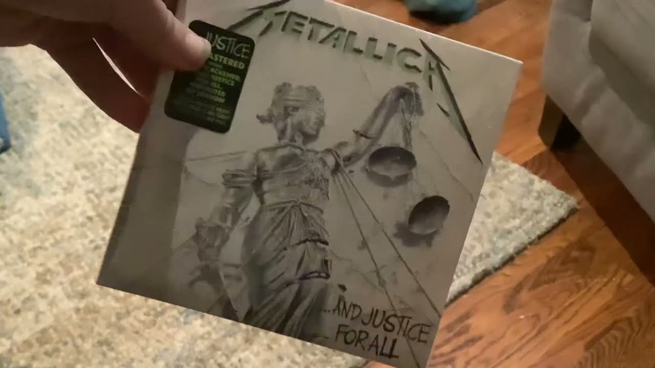 Unboxing A Metallica …and Justice For All CD!