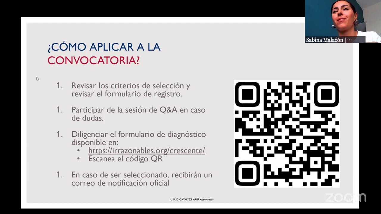Sesión Q&A: Convocatoria Crescente - Programa Catalyze USAID