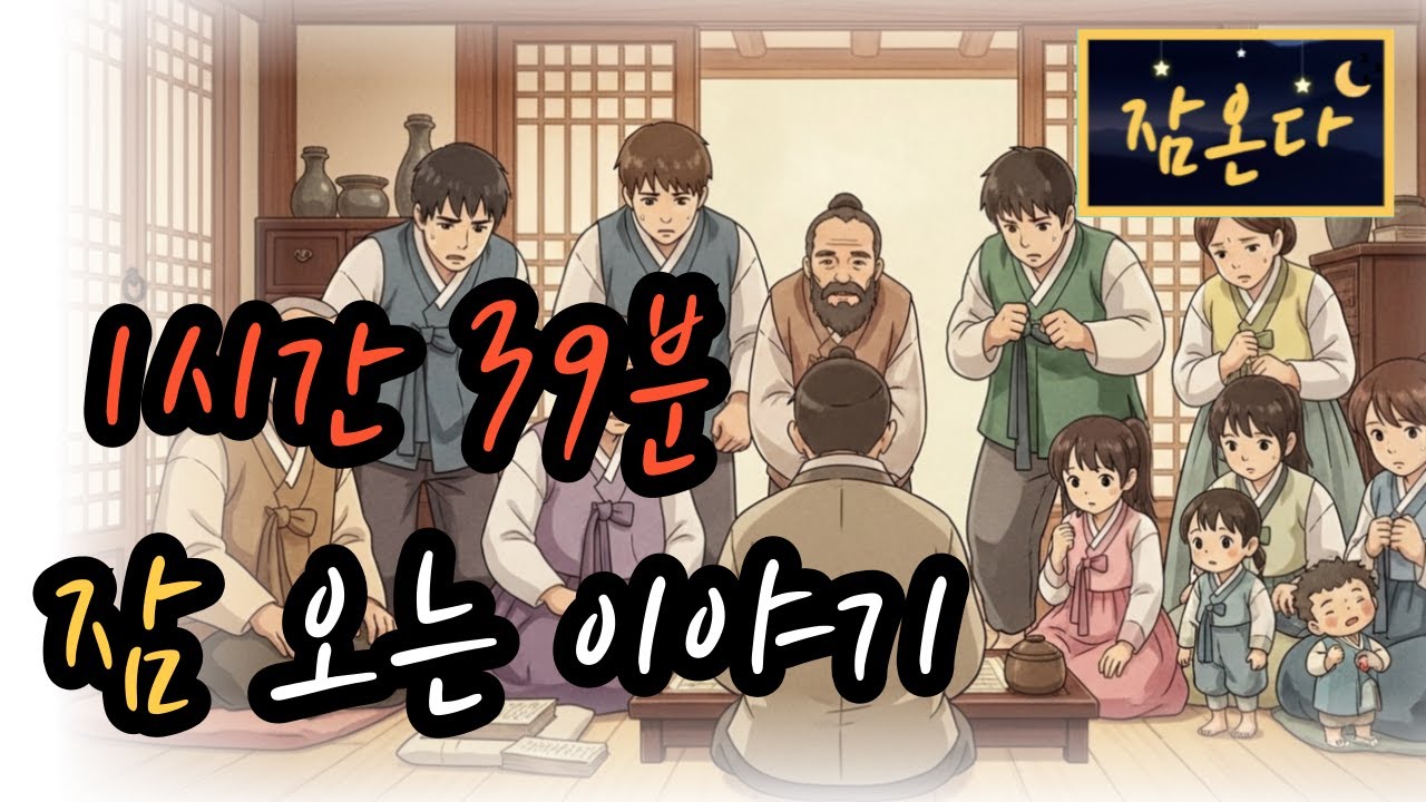 [잠온다🌜]점쟁이 시키는 대로 하기 외 | 잠들기 좋은 옛날이야기 | 수면유도 오디오북 | 불면증 극복 | 편안한 옛날이야기 ASMR