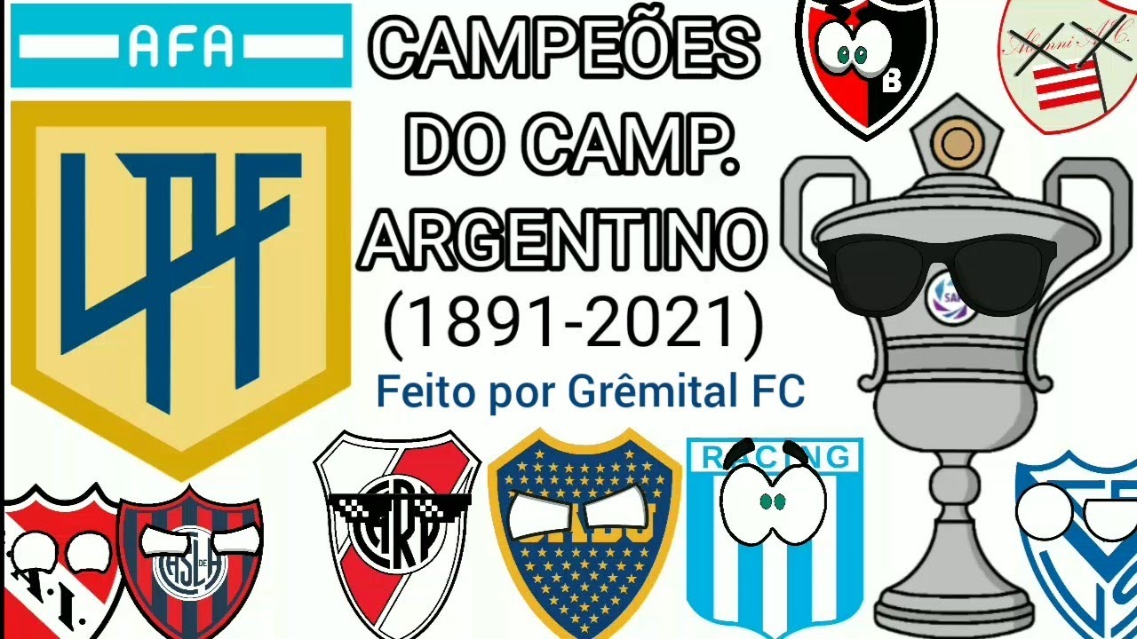 Campeões do Campeonato Argentino (1891-2021)