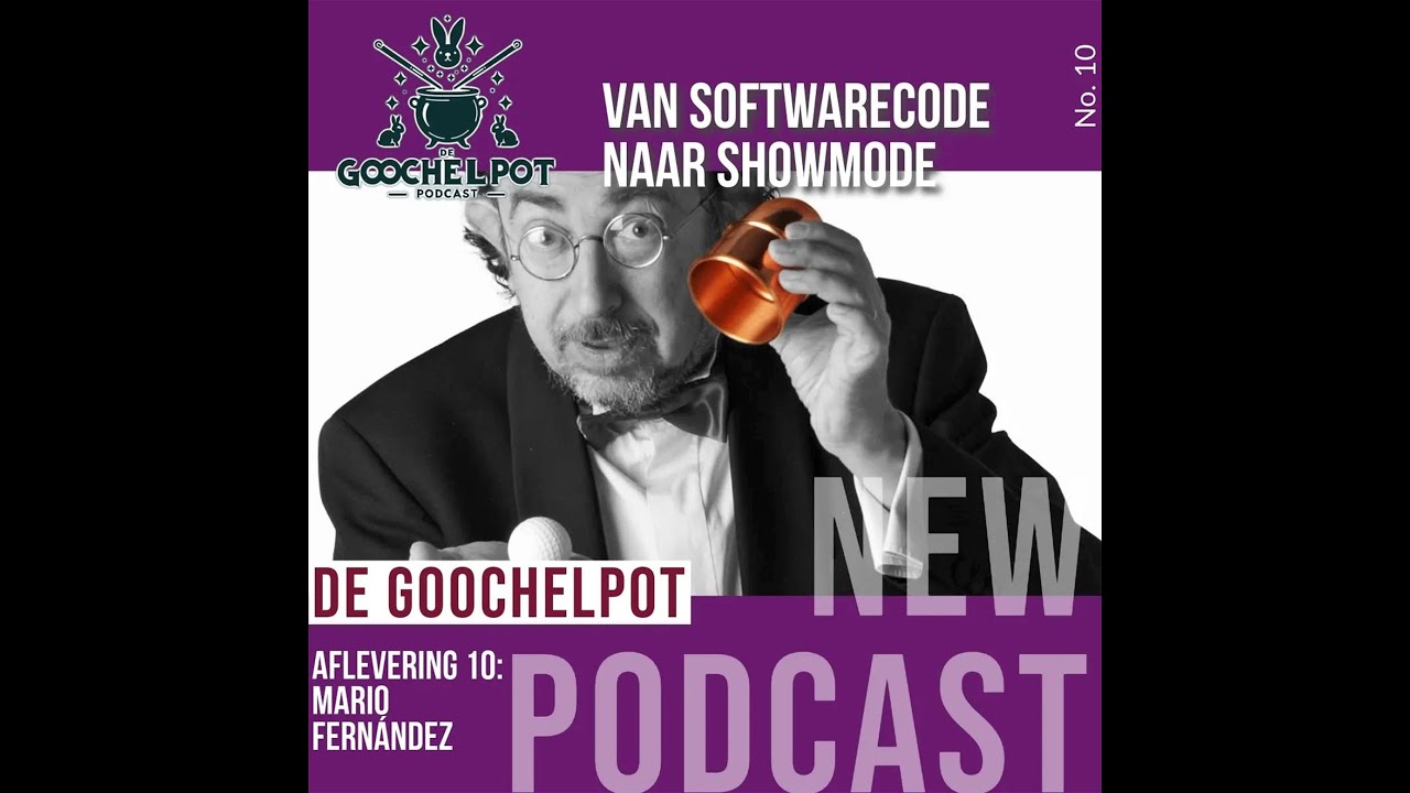 S1-E10: Mario Fernández: Van programmeur tot professioneel goochelaar!