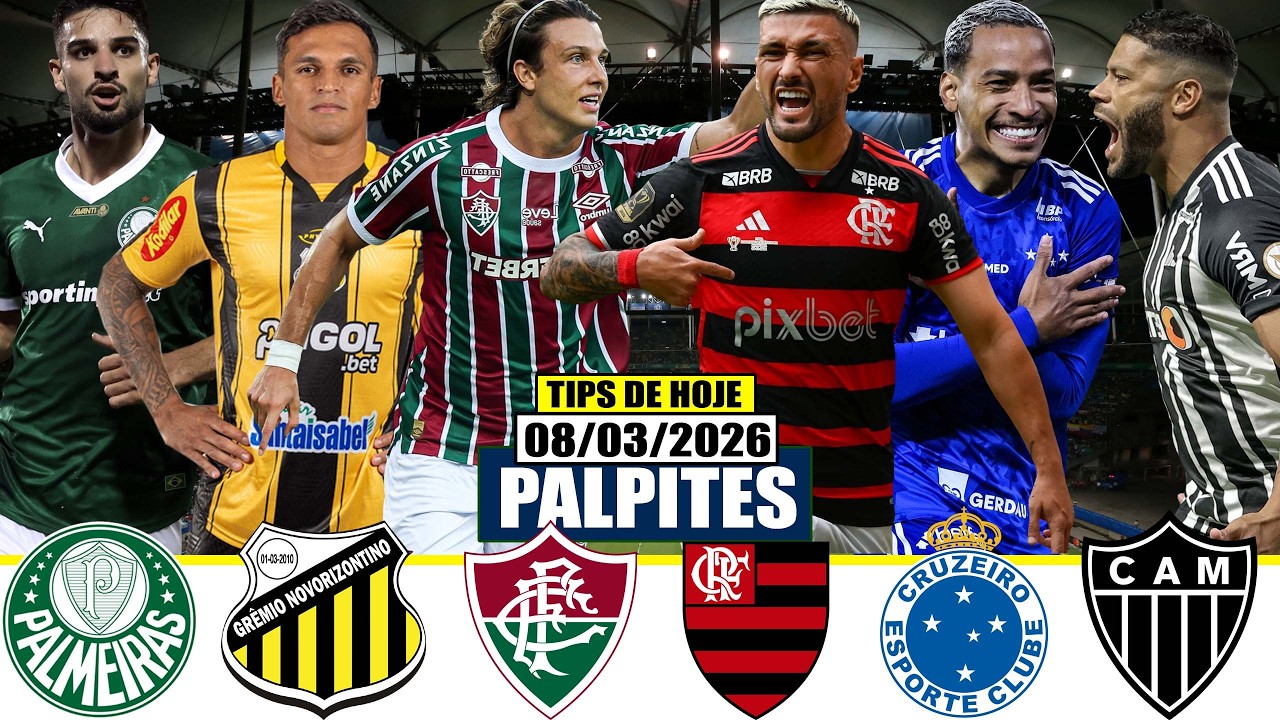 ⚽✅PALPITES FUTEBOL HOJE DOMINGO 08 DE MARÇO / FUTEBOL EUROPEU & FINAIS DOS ESTADUAIS✅⚽
