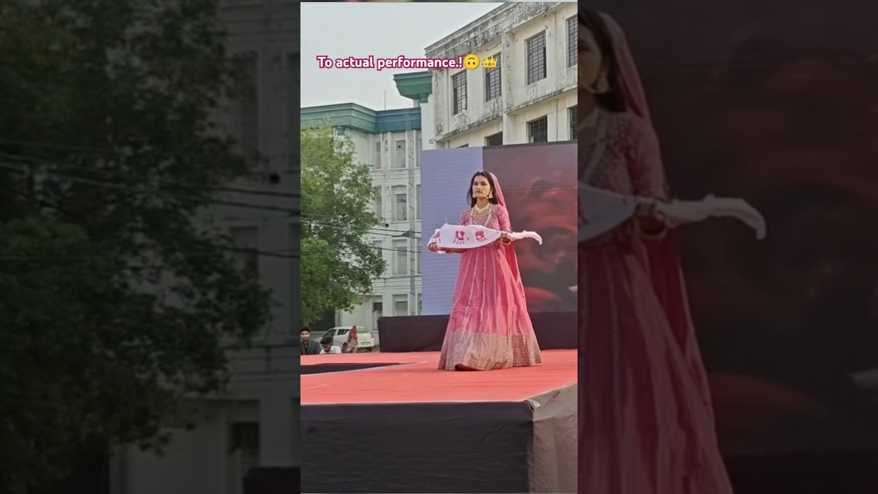 Rani sa.!💖👑 I played the role of Rani Padmavati😌🌺 #fyp#padmavati#roleplay#college#fest#viral#shorts