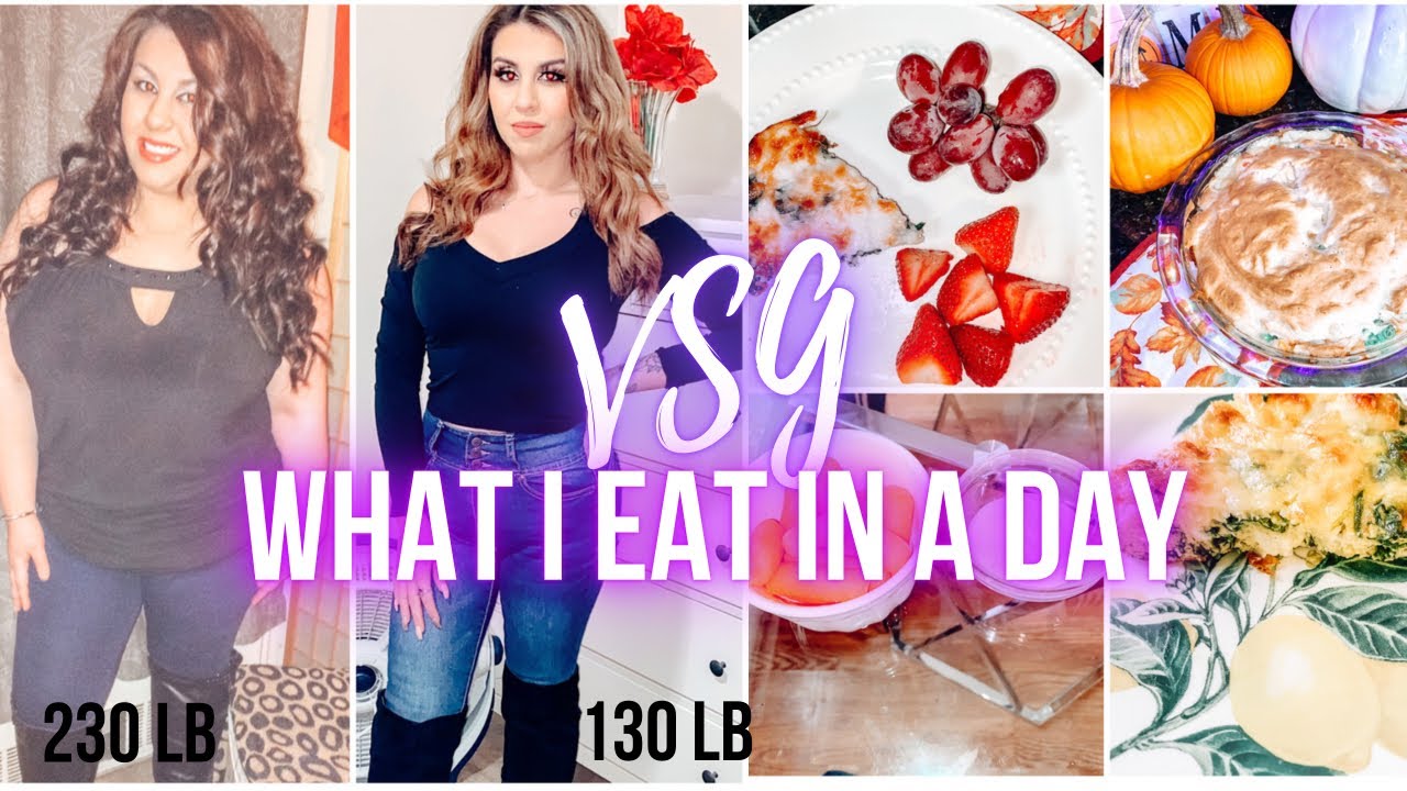 ✨NEW✨VSG What I Eat In A Day & VSG Meal Prep (Down 140 Pounds)