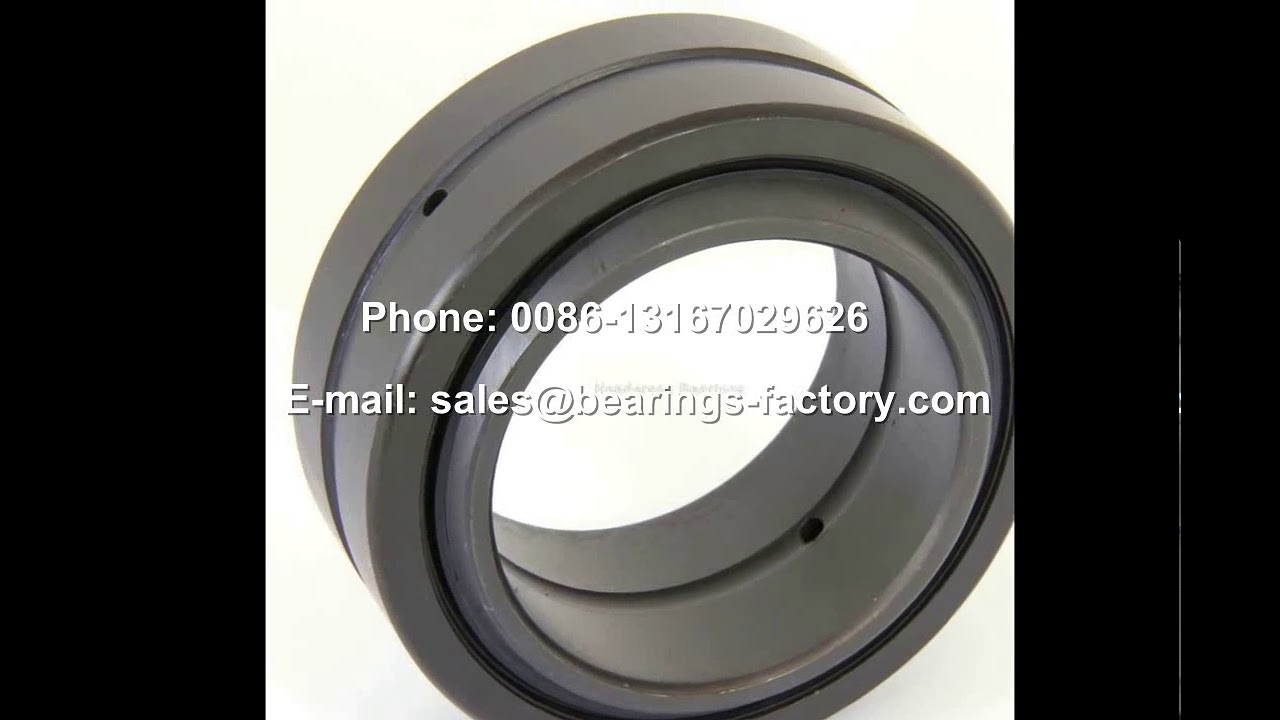 GE 6 E - Radial spherical plain bearings